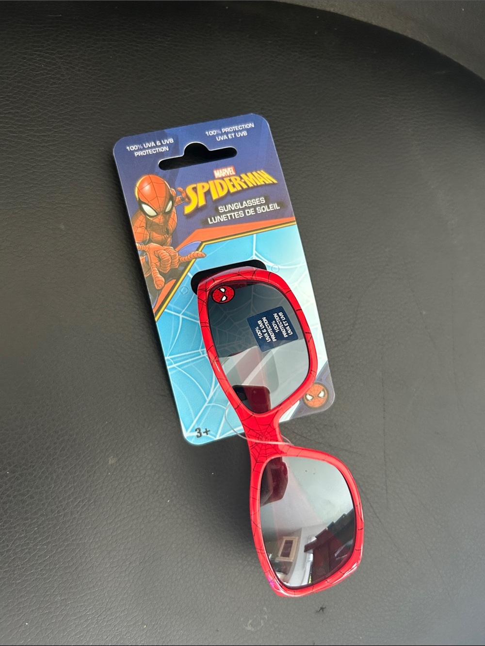 NEW 🆕 Marvel Spider-Man Kids Red Sunglasses with Spider Logo 3+